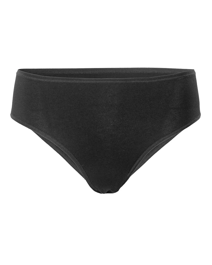 Damen Slip, 2er-Pack Schwarz
