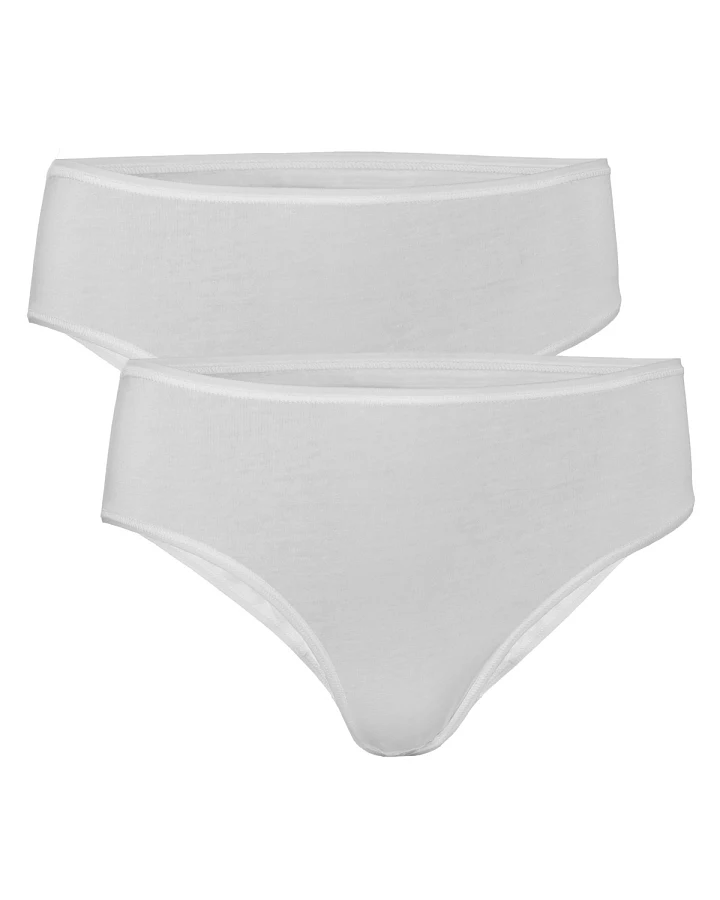 Produktseite: Damen Slip, 2er-Pack Weiß