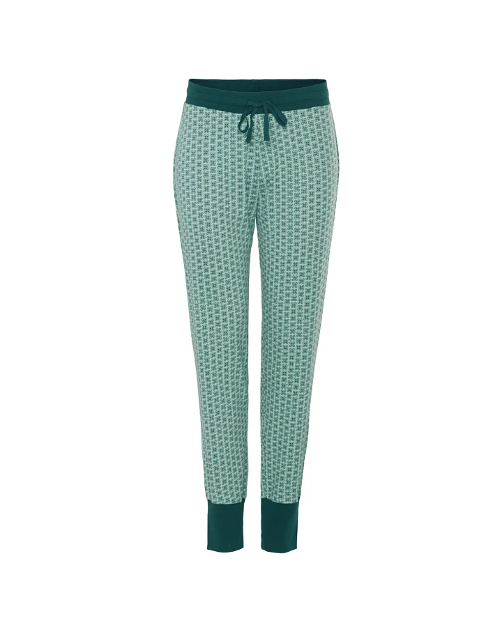 Damen Schlafhose Grün