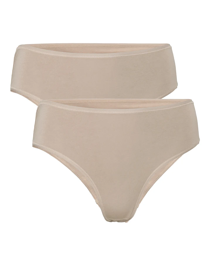 Produktseite: Damen Slip, 2er-Pack Beige
