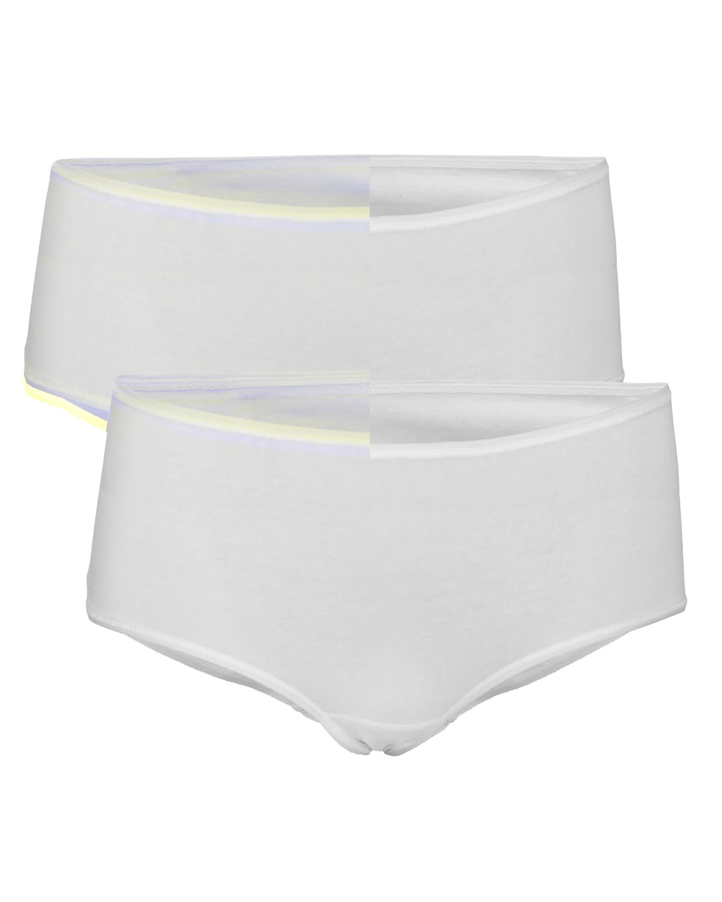 Damen Panty, 2er-Pack Wei§ – Ansicht 2
