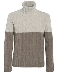 Produktseite: Herren Rollkragenpullover Beige)