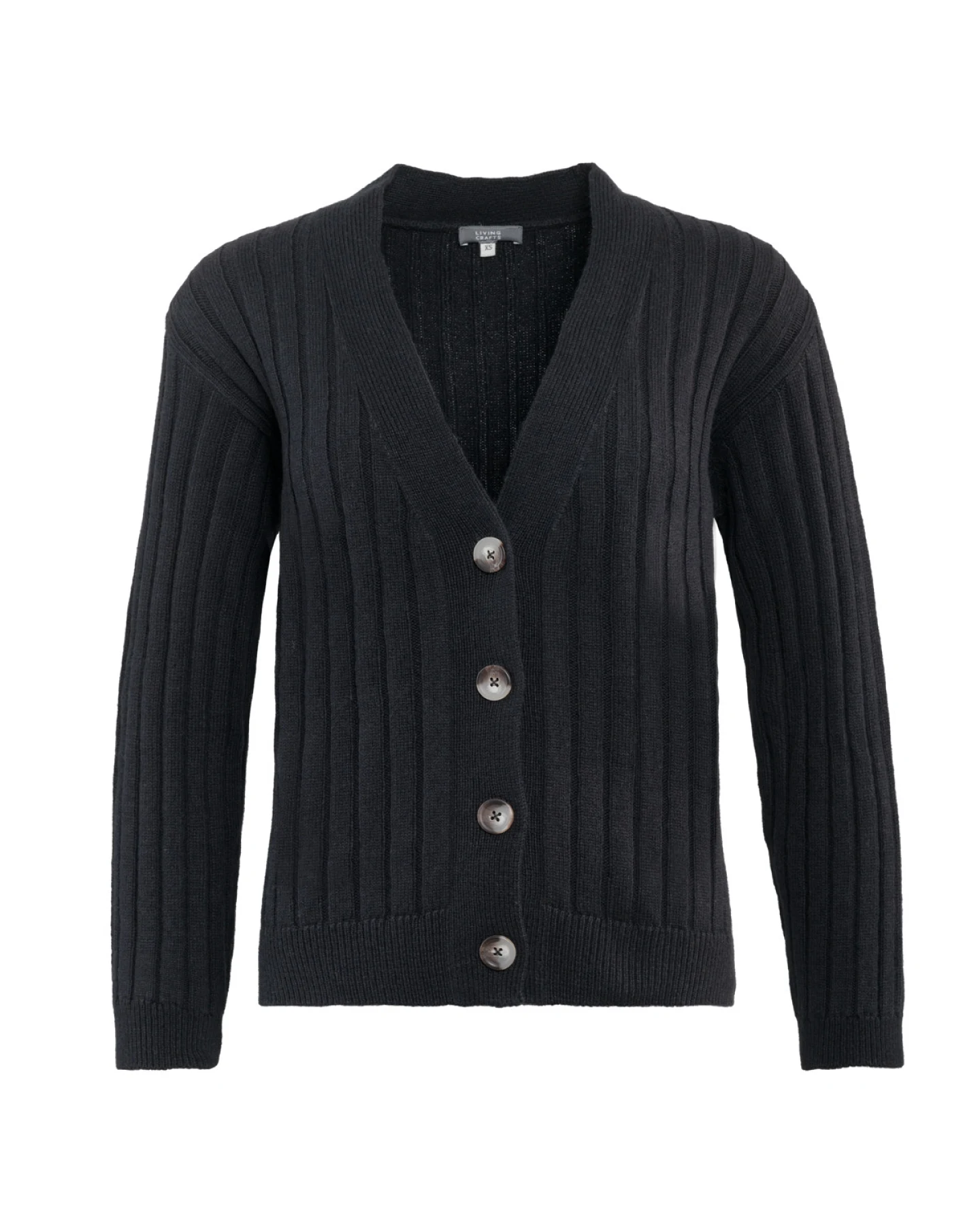 Damen Strickjacke Schwarz – Ansicht 2