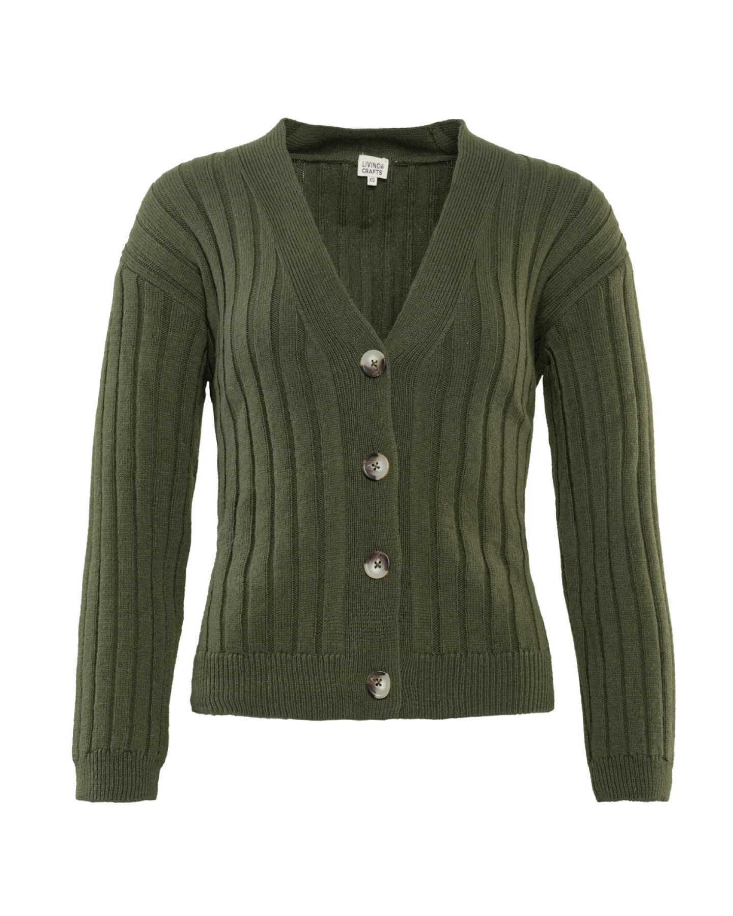 Damen Strickjacke Grün – Ansicht 2