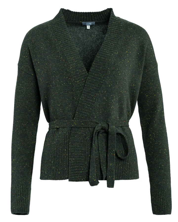 Damen Wickeljacke Grün
