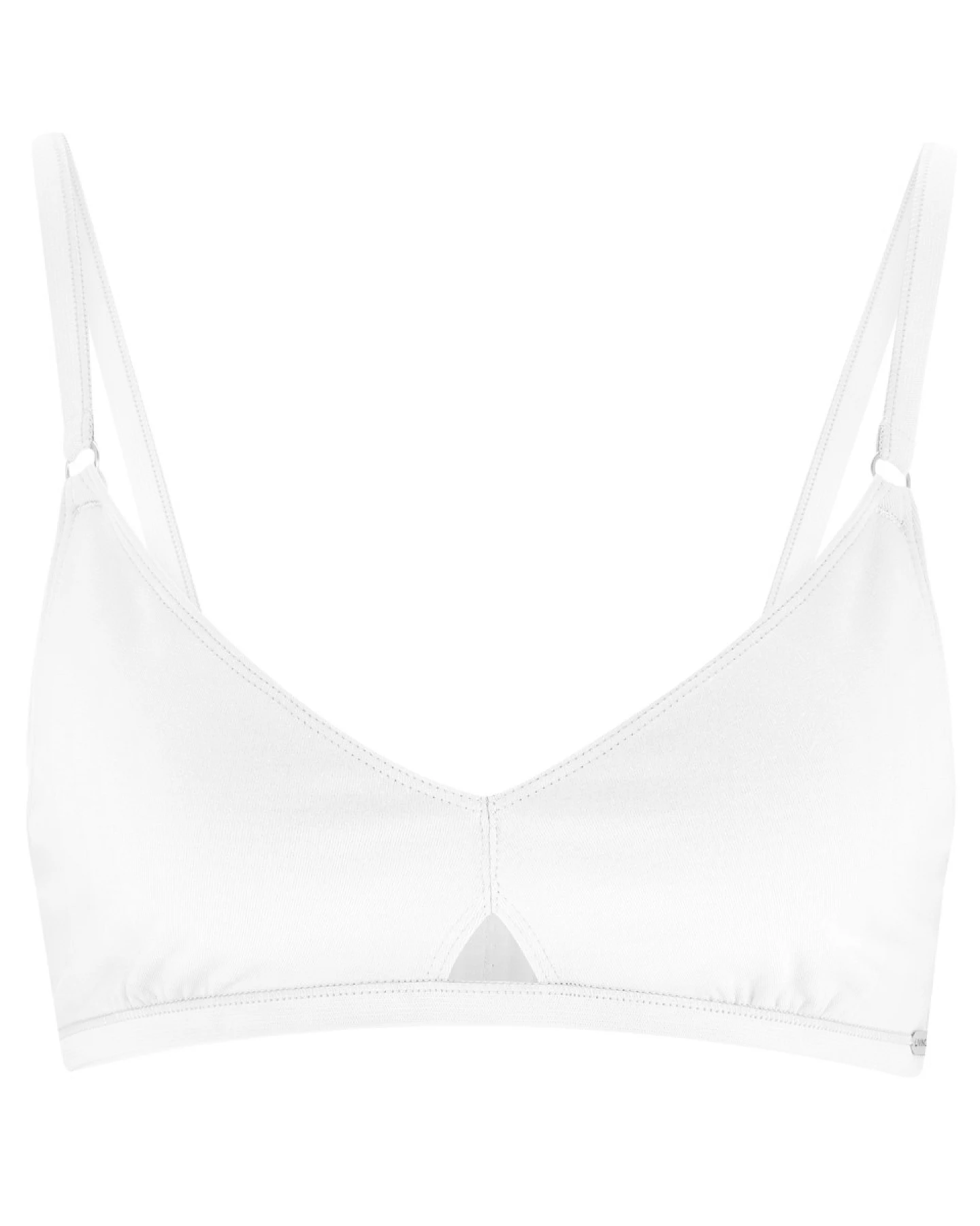Damen Triangel- BH Wei§ – Ansicht 2