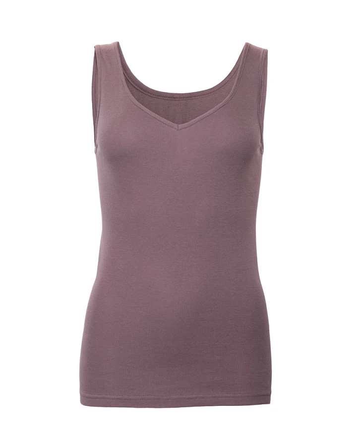 Produktseite: Damen V-Neck-Trägertop Lila
