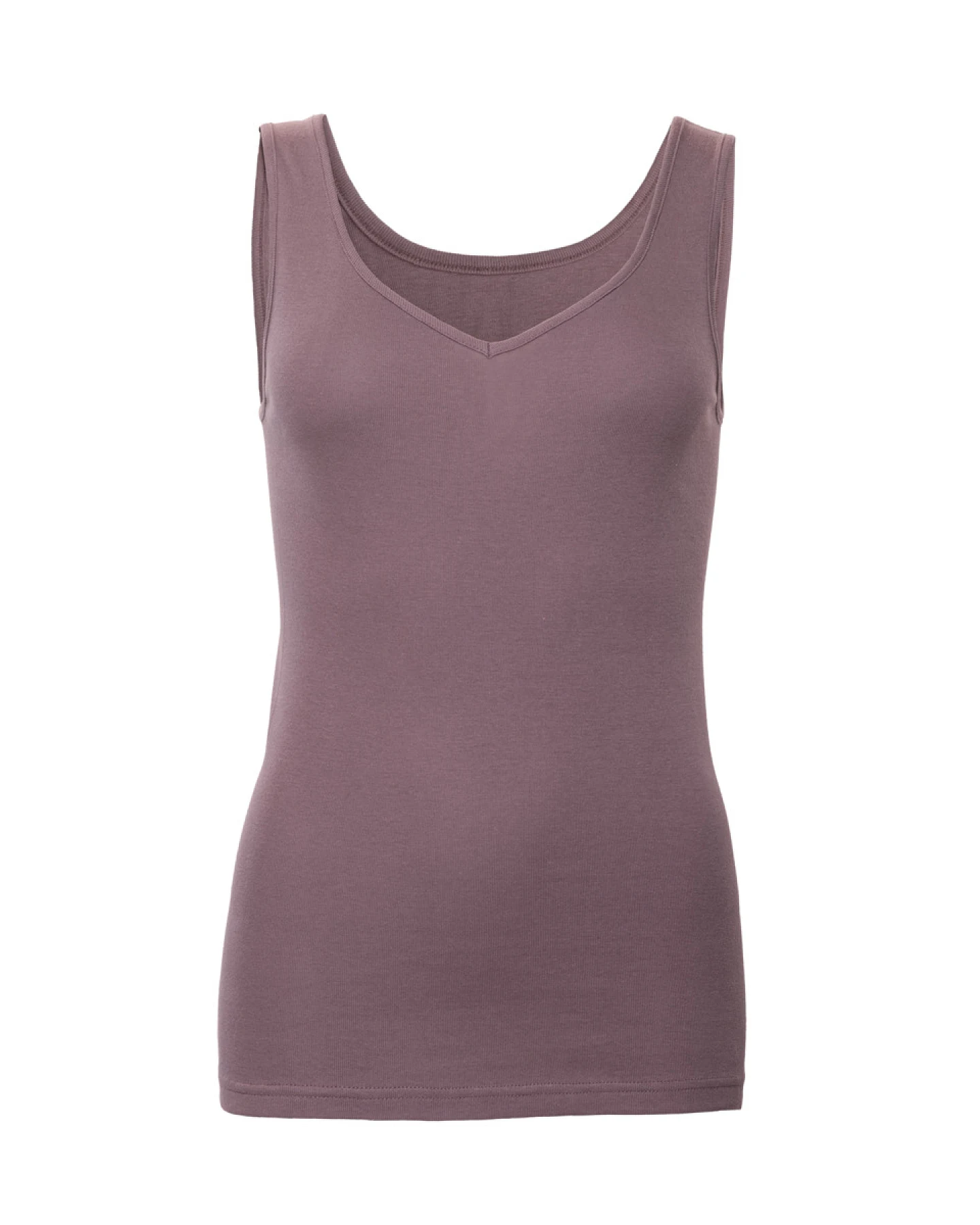 Damen V-Neck-Trägertop Lila – Ansicht 2