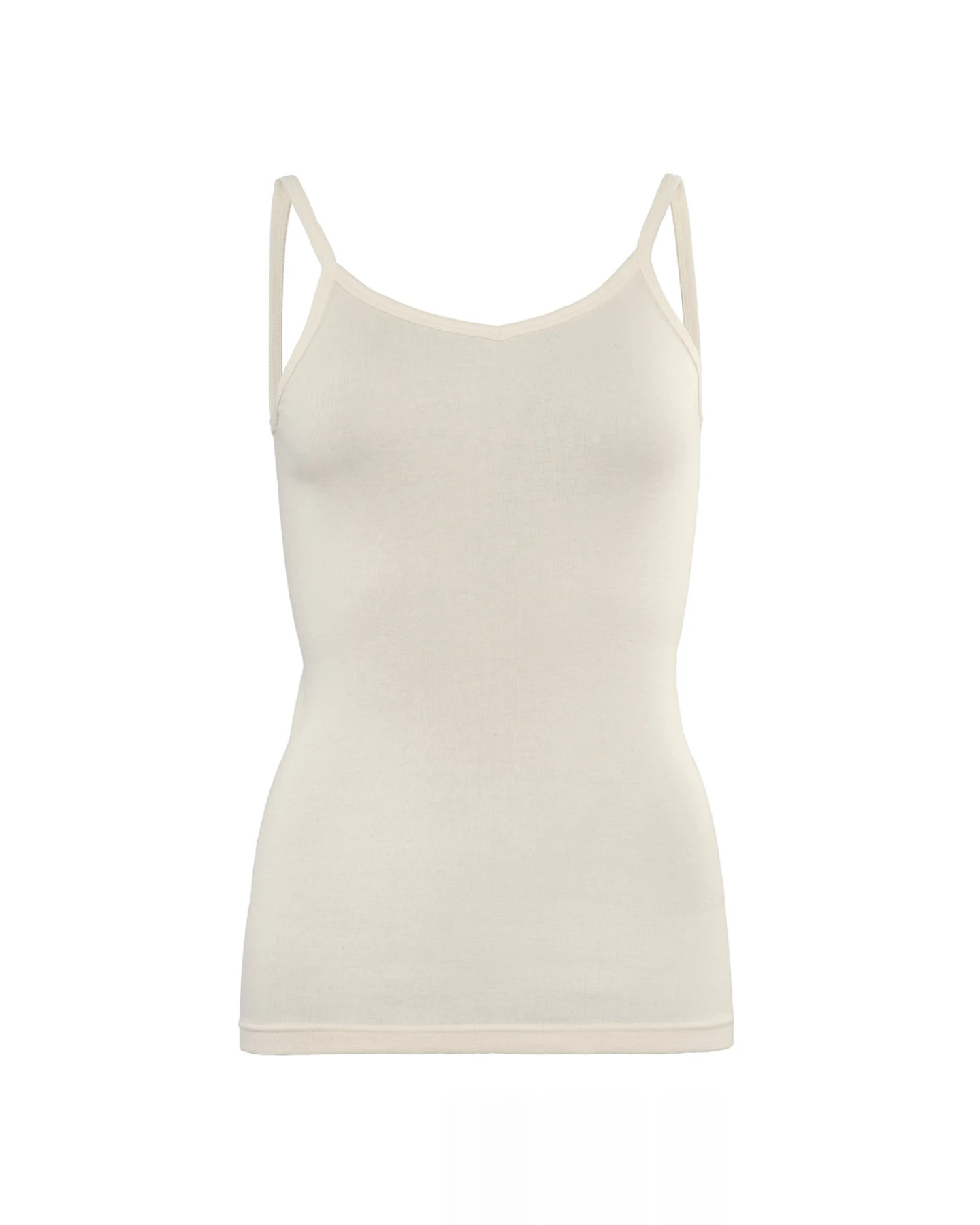 Damen Spaghettiträger-Top Beige – Ansicht 2