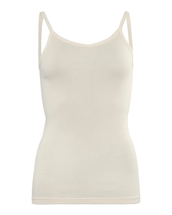 Damen Spaghettiträger-Top Beige