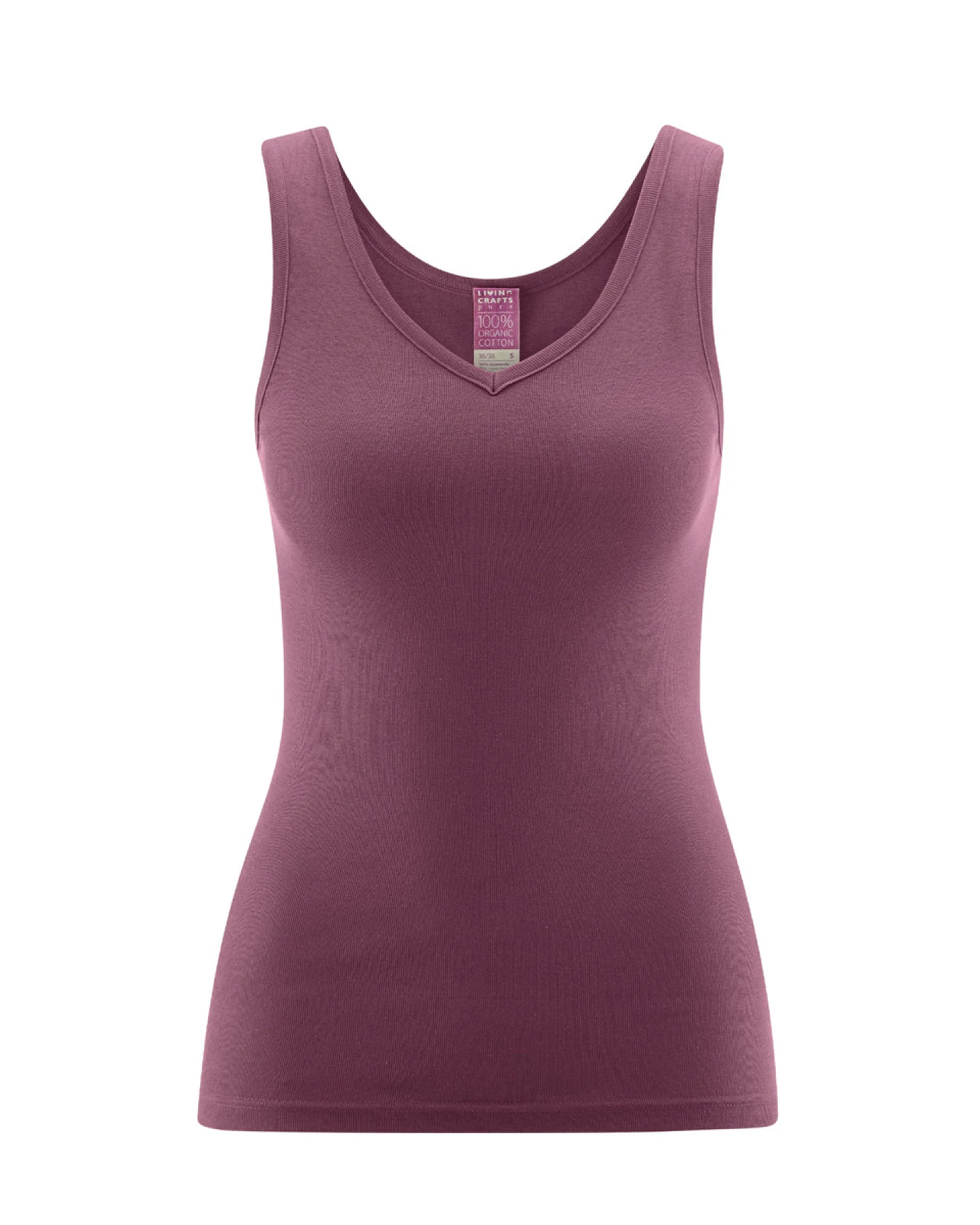 Damen V-Neck-Trägertop Rot – Ansicht 2