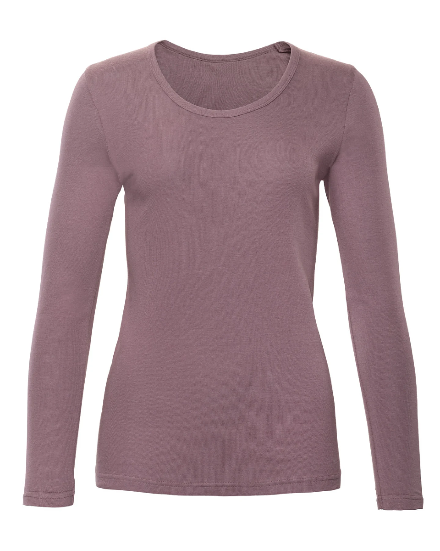 Damen Langarm-Unterhemd Lila – Ansicht 2