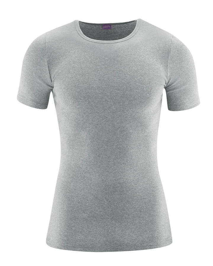 Herren Kurzarm-Shirt Grau