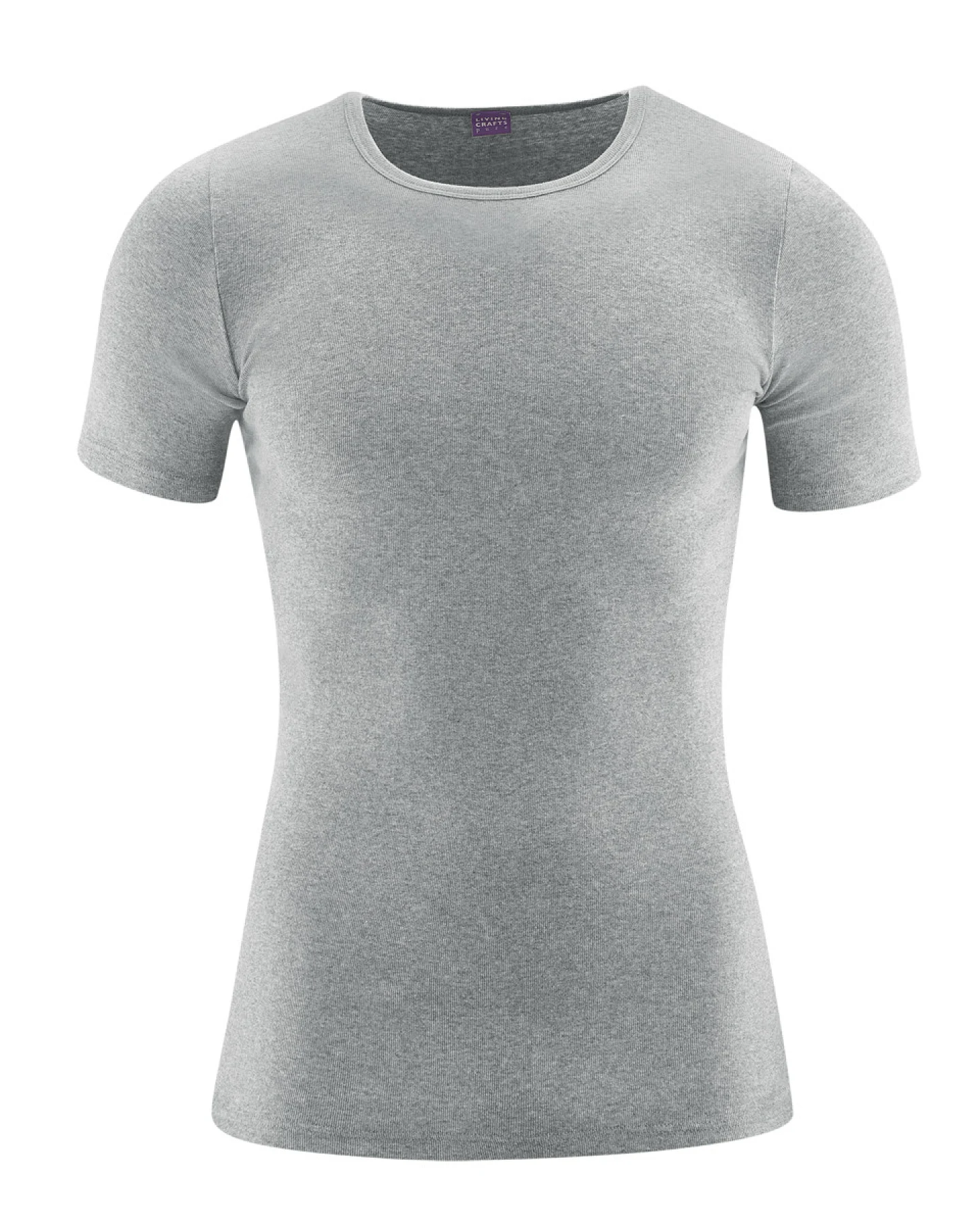 Herren Kurzarm-Shirt Grau – Ansicht 2