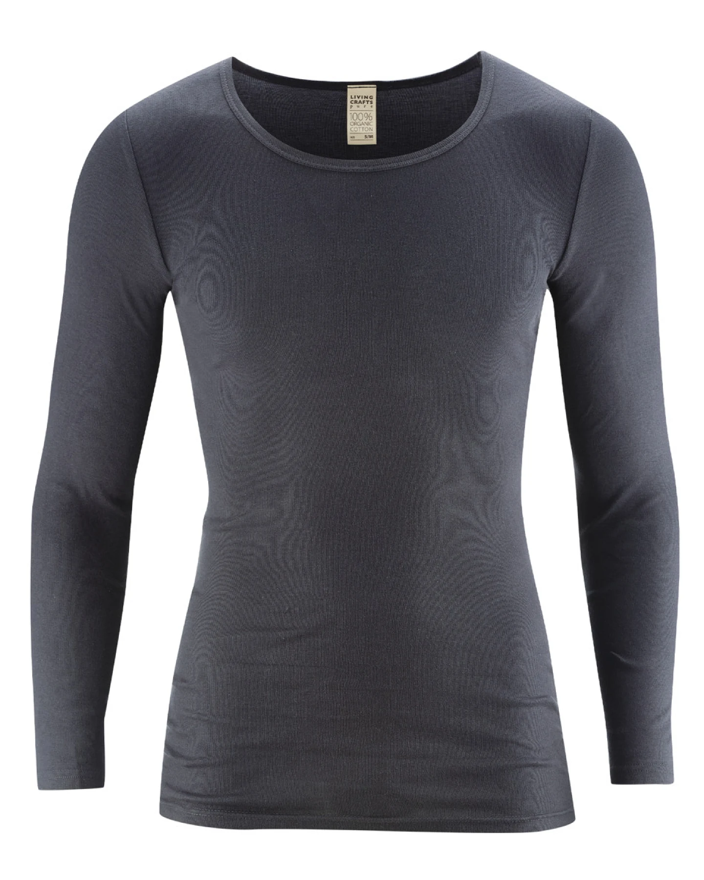 Herren Langarm-Unterhemd Blau – Ansicht 2