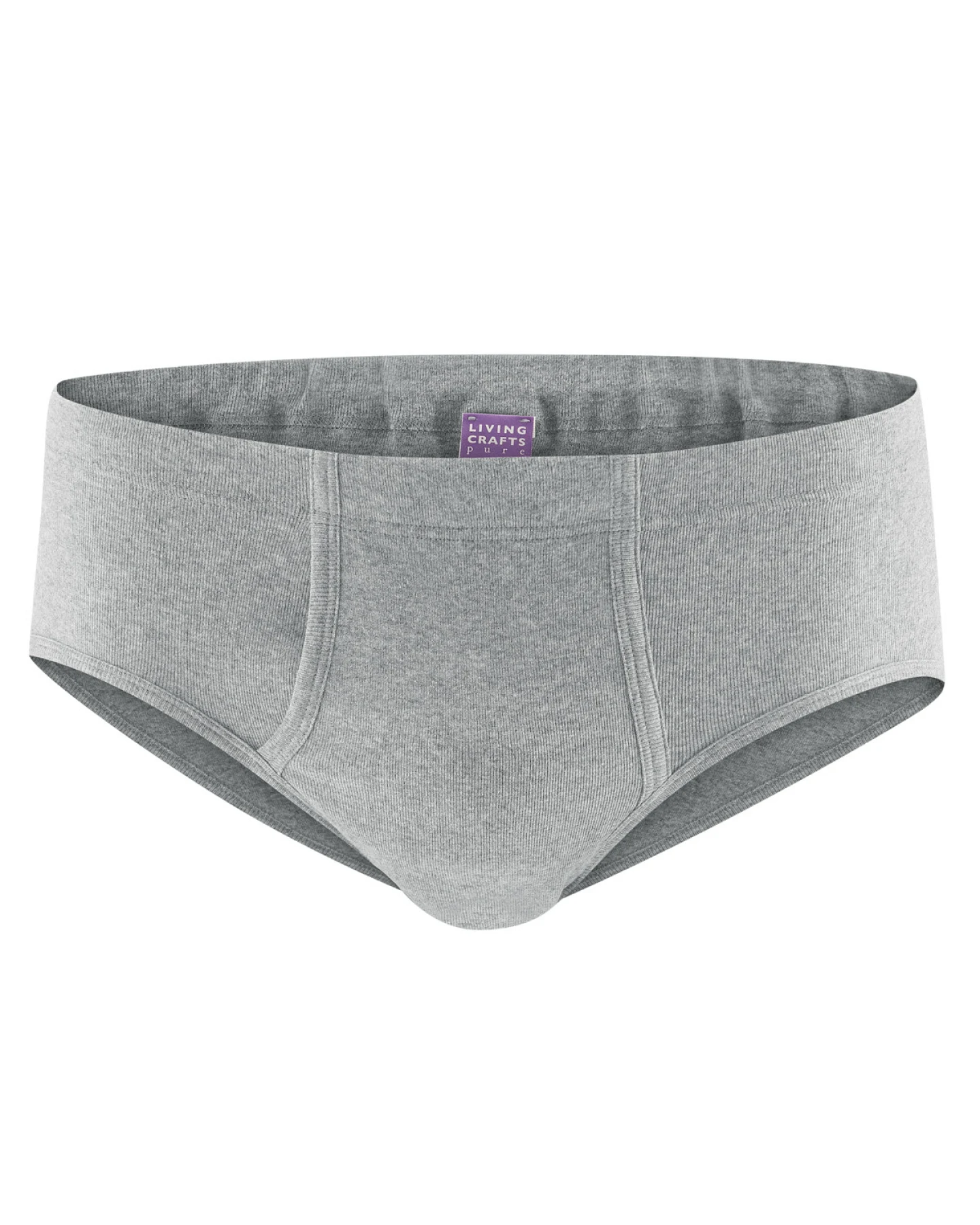 Herren Slip mit Eingriff Grau – Ansicht 2