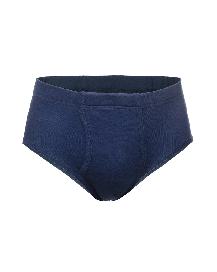 Herren Slip mit Eingriff Blau