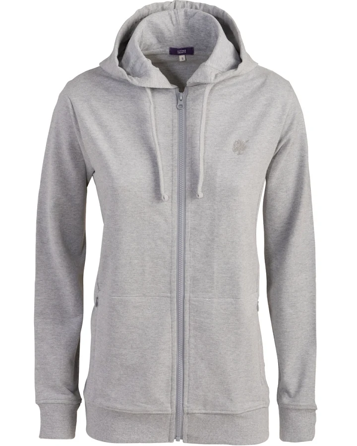 Damen Kapuzenjacke Grau