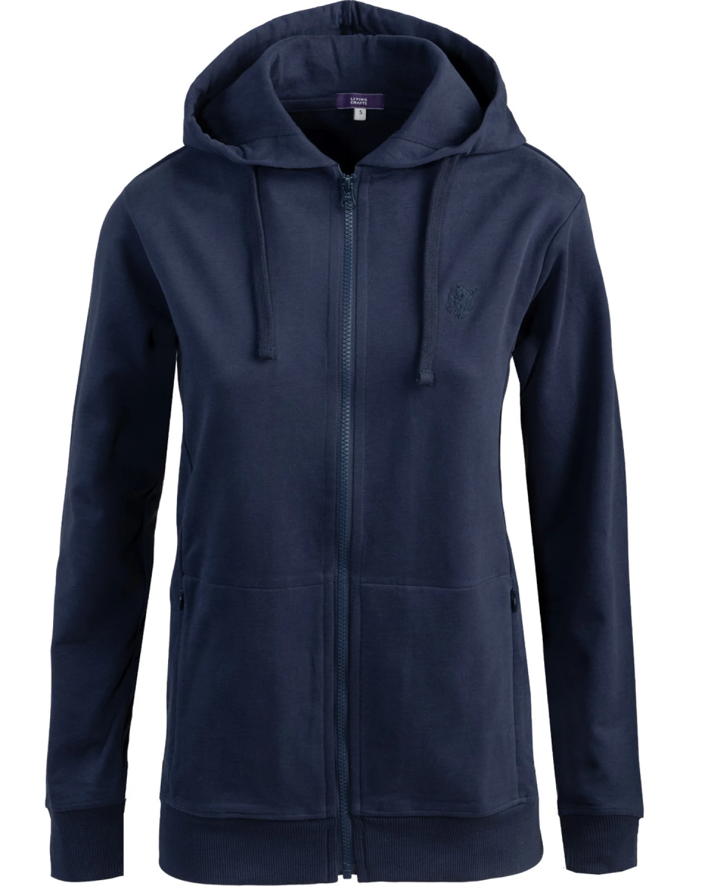 Damen Kapuzenjacke Blau – Ansicht 2
