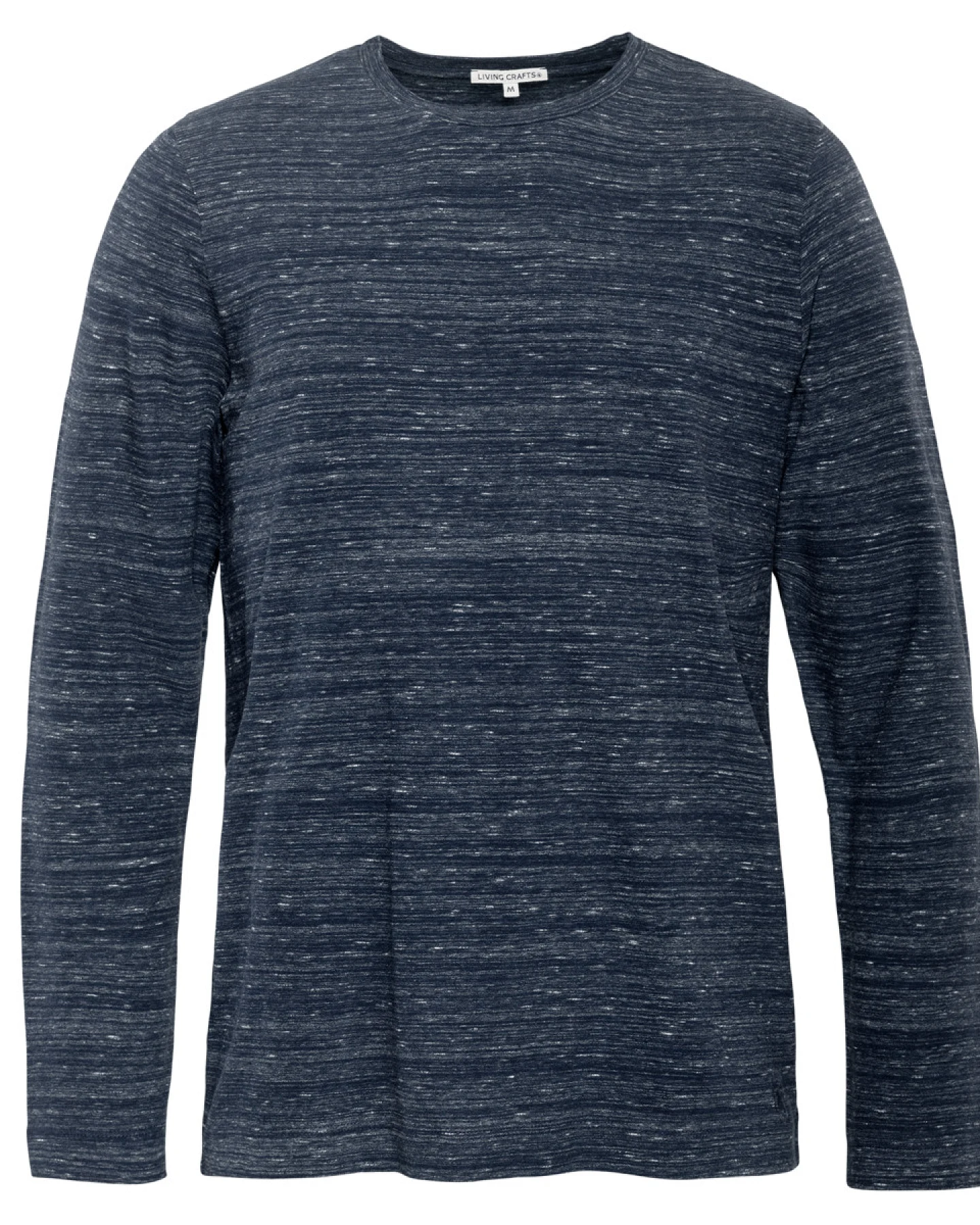 Herren Langarm-Shirt Blau – Ansicht 2