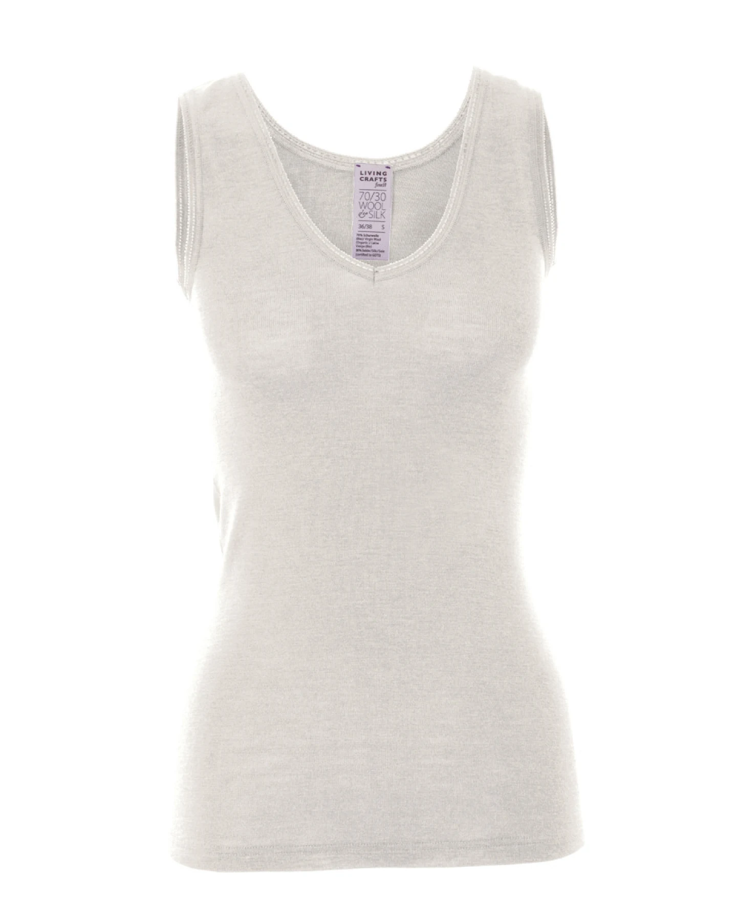 Damen Unterhemd Beige – Ansicht 2