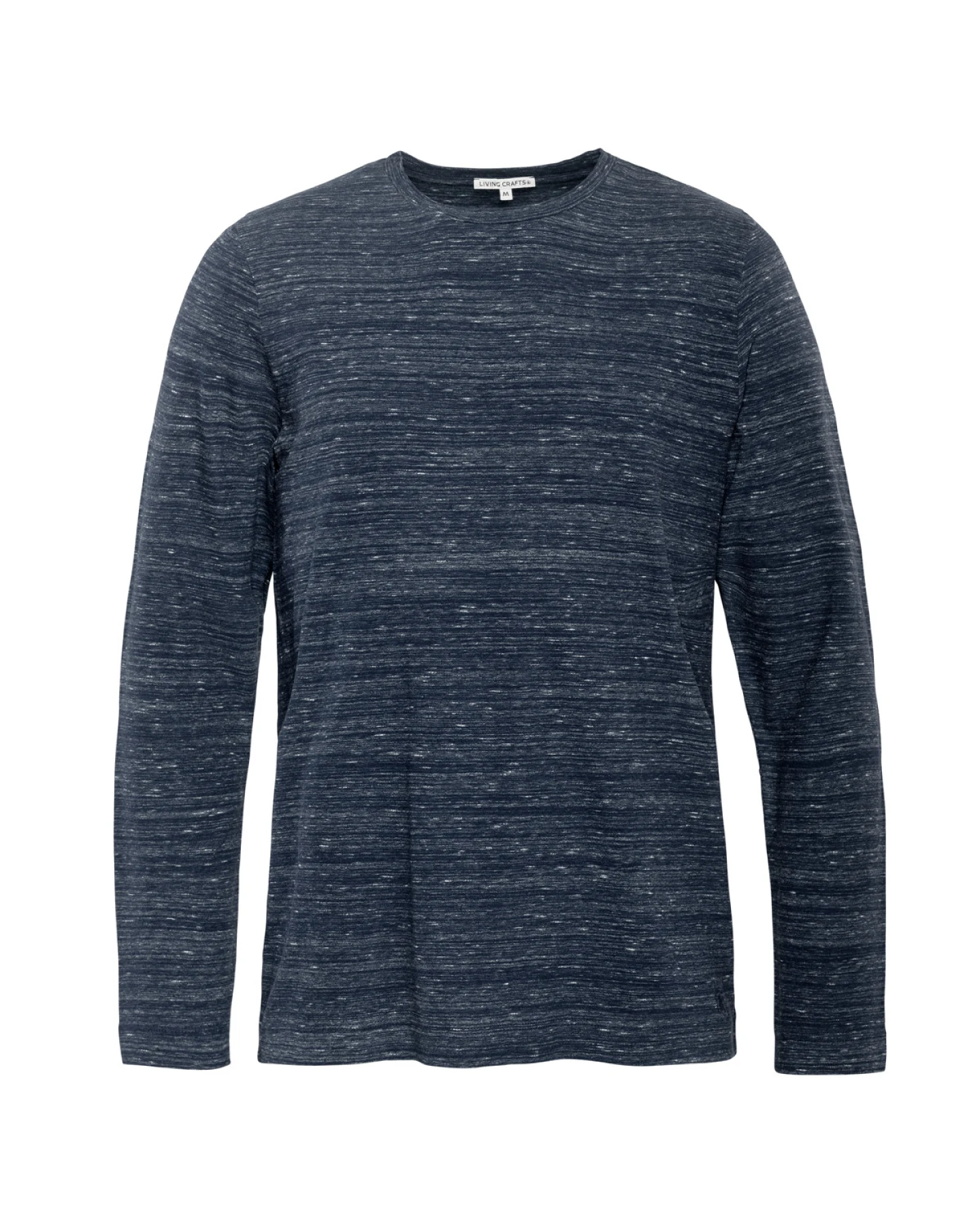 Herren Langarm-Shirt Blau – Ansicht 2