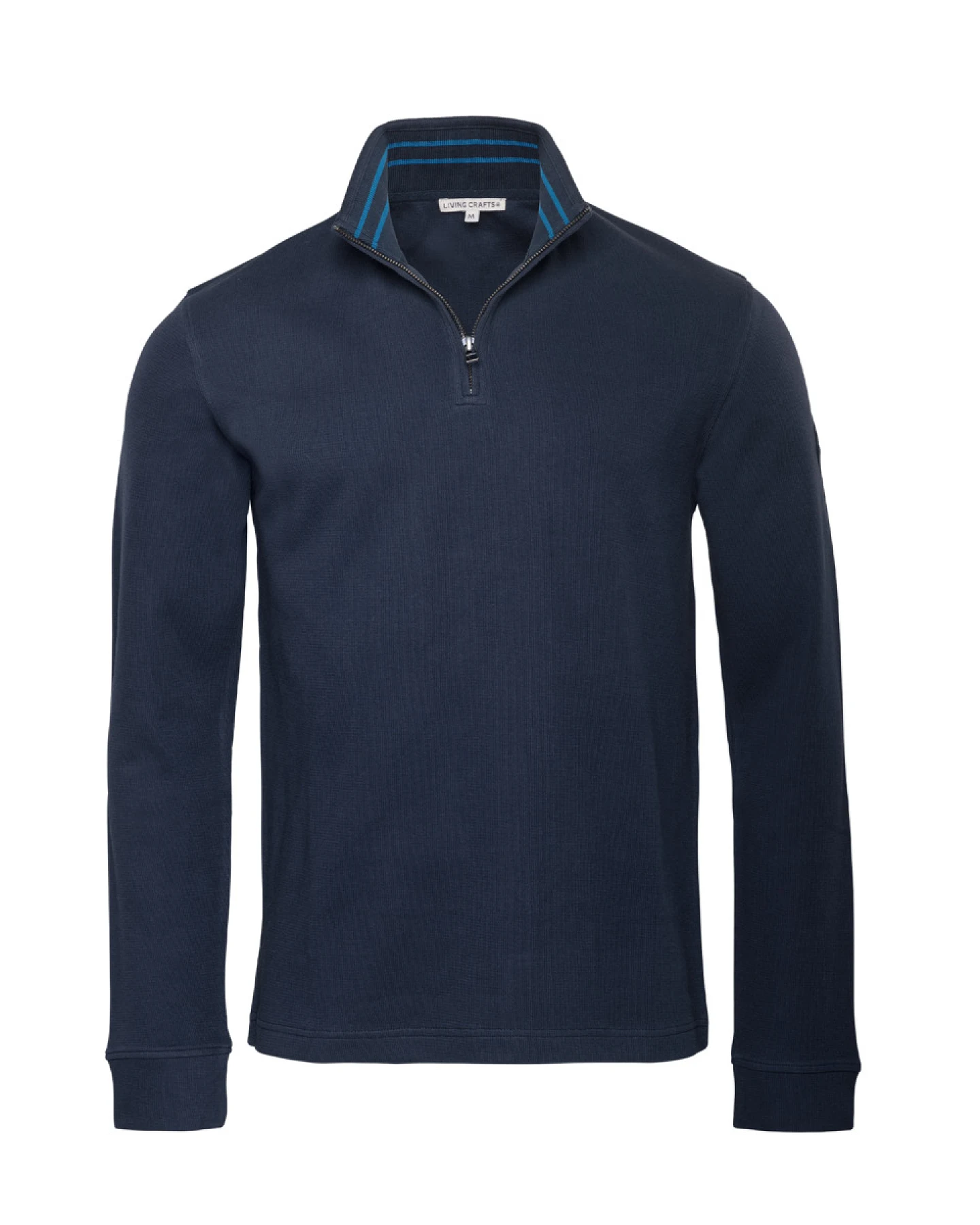 Herren Langarm-Shirt Blau – Ansicht 2