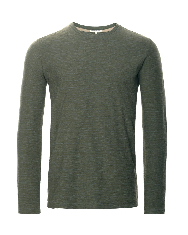 Produktseite: Herren Langarm-Shirt Grün