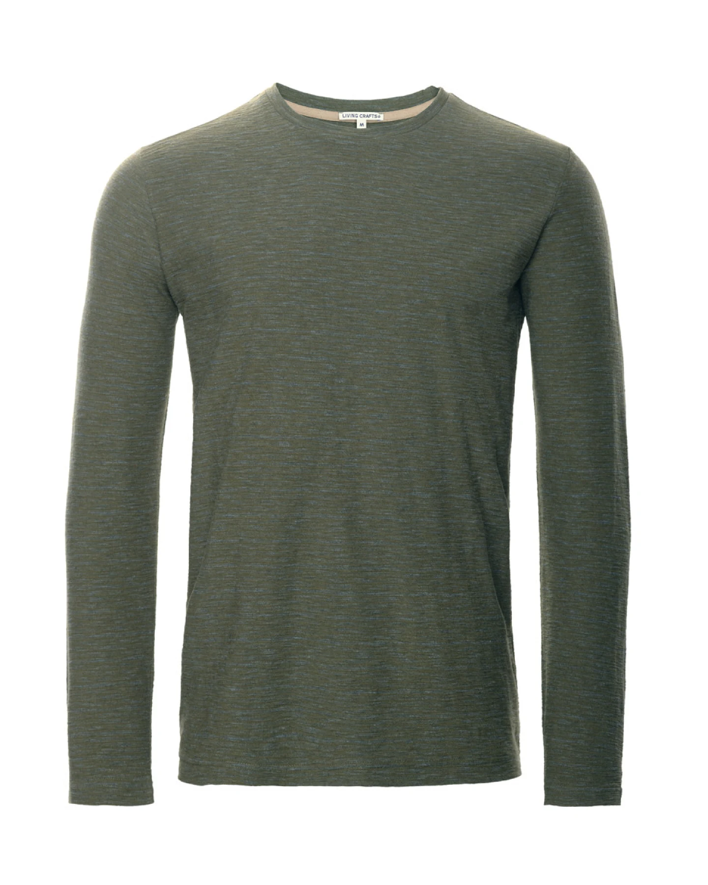 Herren Langarm-Shirt Grün – Ansicht 2