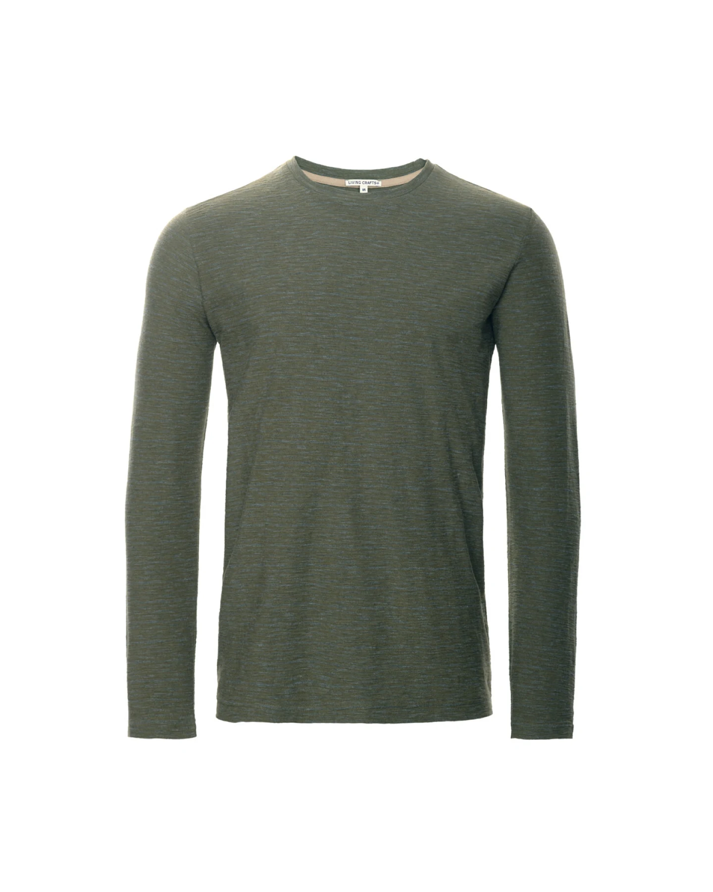 Herren Langarm-Shirt Grün – Ansicht 2