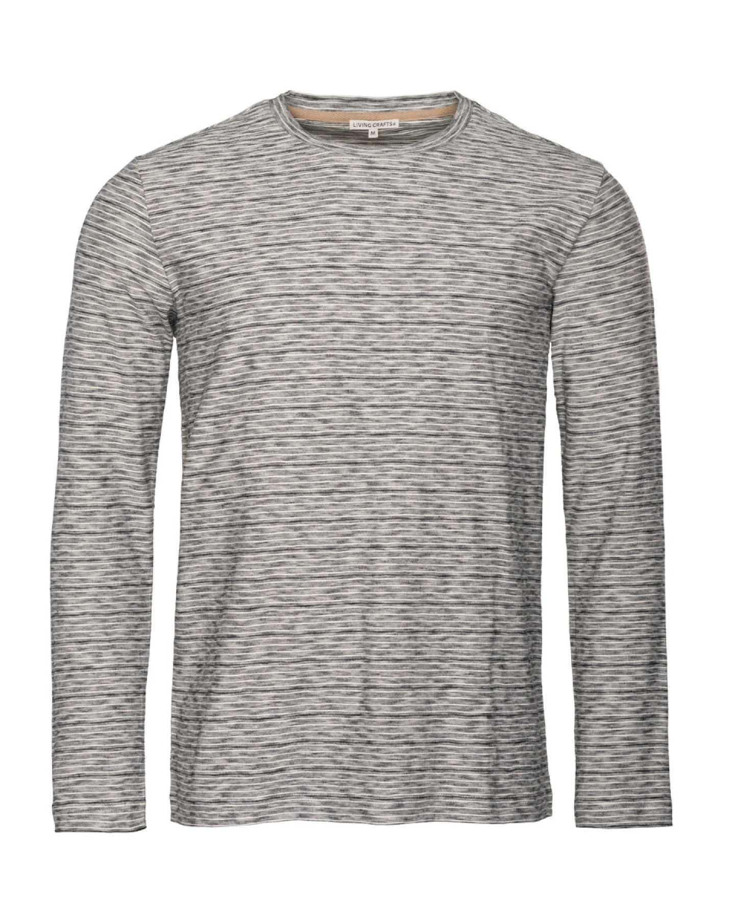 Herren Langarm-Shirt Beige – Ansicht 2