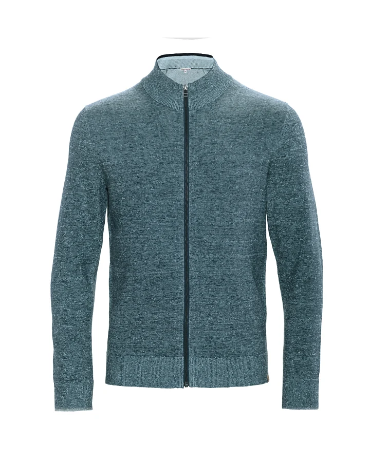Herren Strickjacke Blau