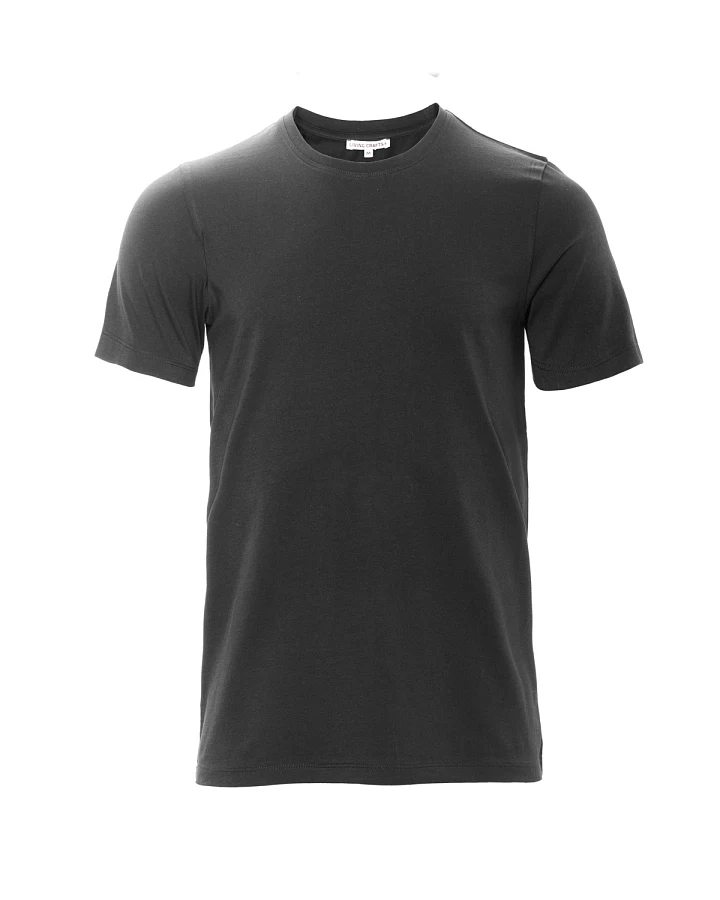 Herren T-Shirt, 2er-Pack Schwarz