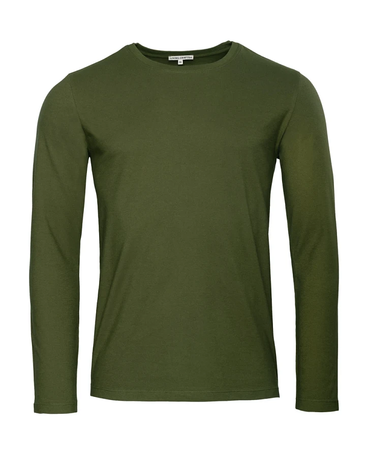 Produktseite: Herren Langarm-Shirt Grün