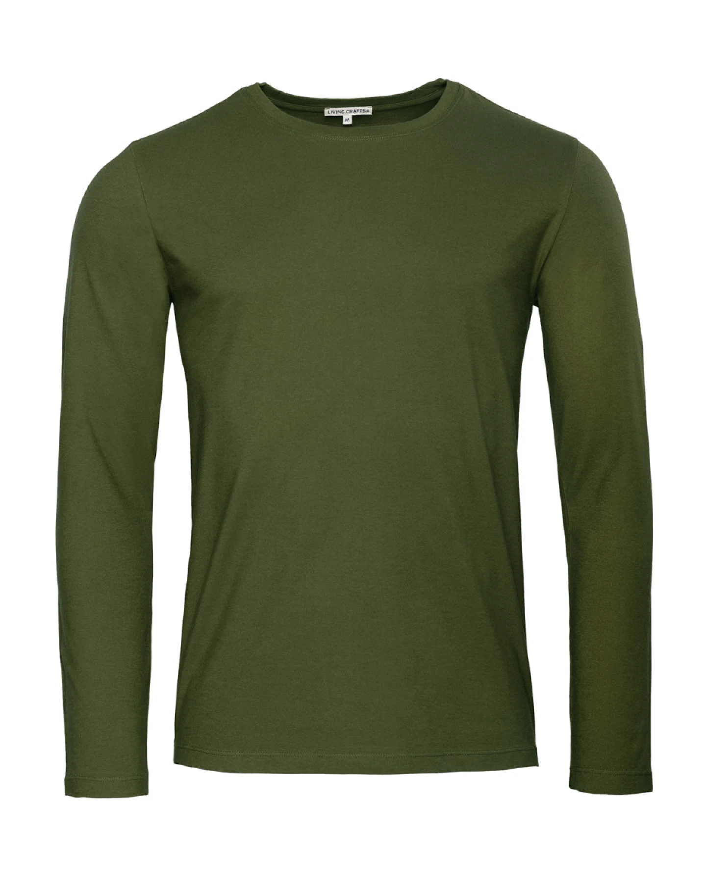 Herren Langarm-Shirt Grün – Ansicht 2