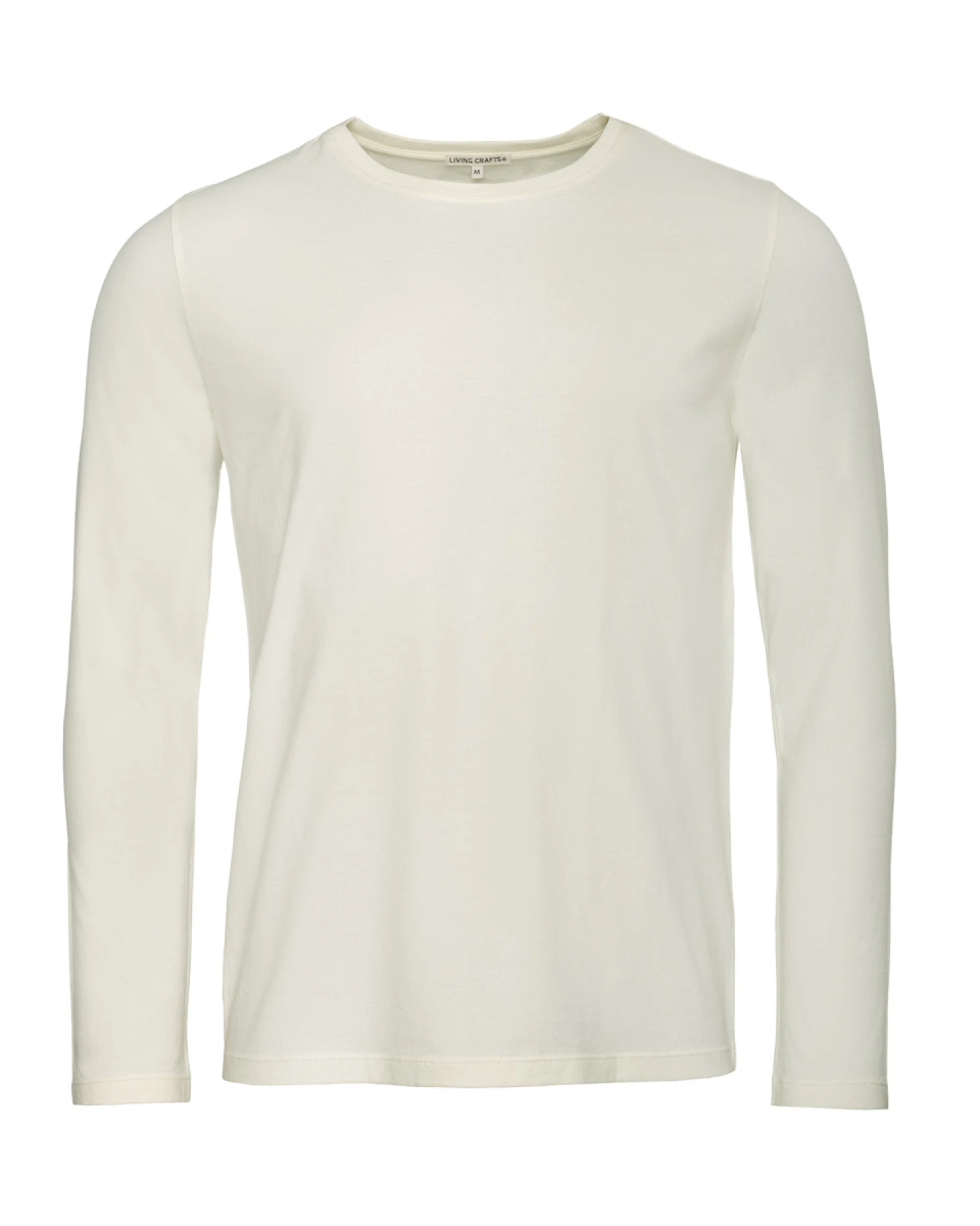 Herren Langarm-Shirt Beige – Ansicht 2