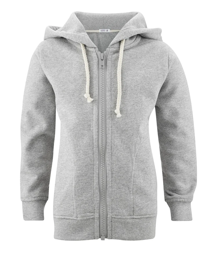 Produktseite: Kinder Kapuzenjacke Grau