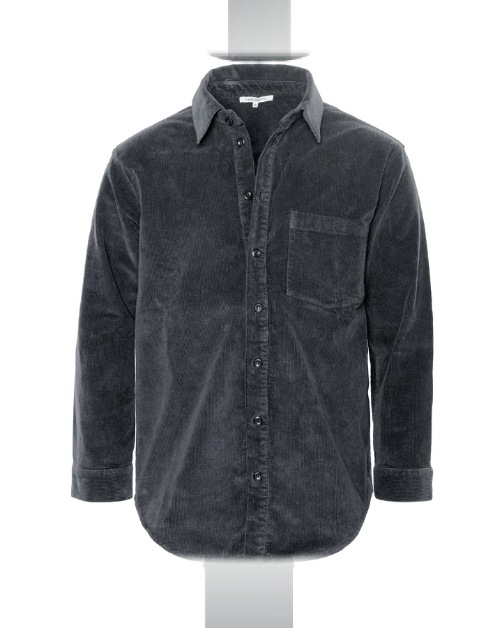Herren Overshirt Grau