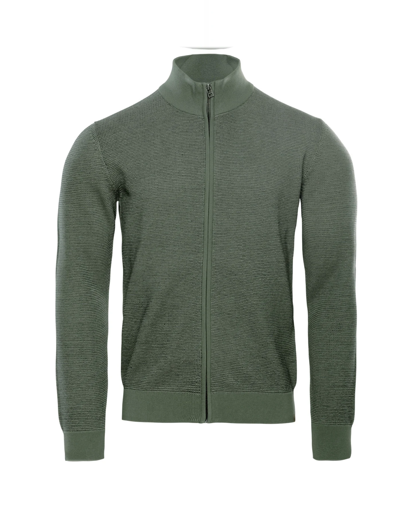 Herren Strickjacke Grün – Ansicht 2