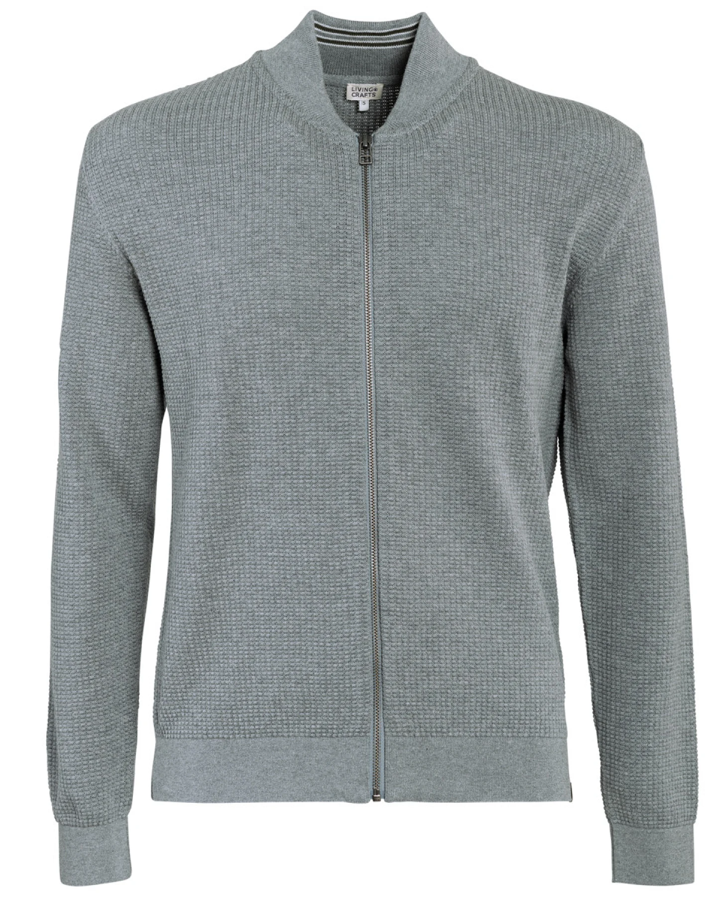 Herren Strickjacke Grau – Ansicht 2