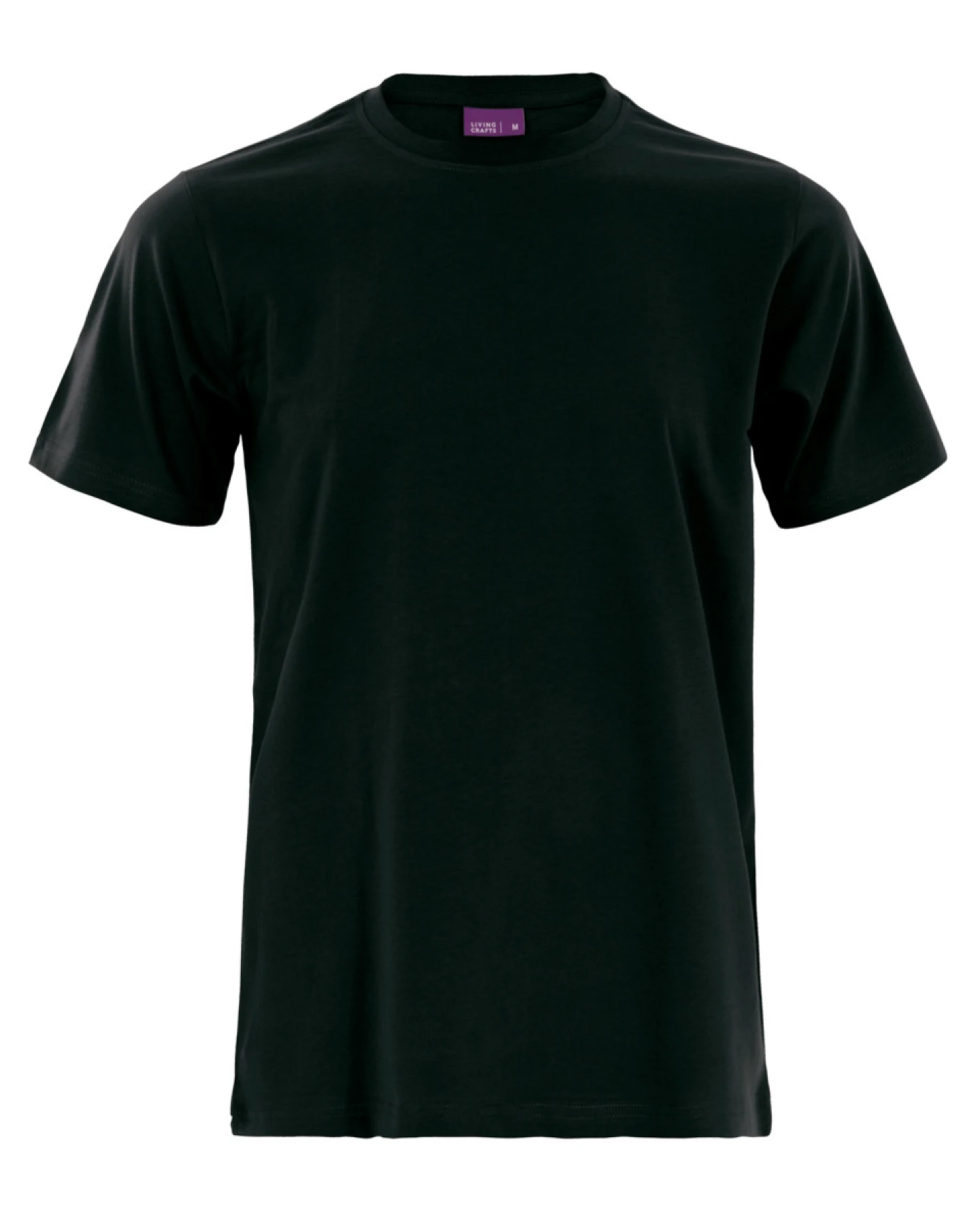 Herren T-Shirt Schwarz – Ansicht 2