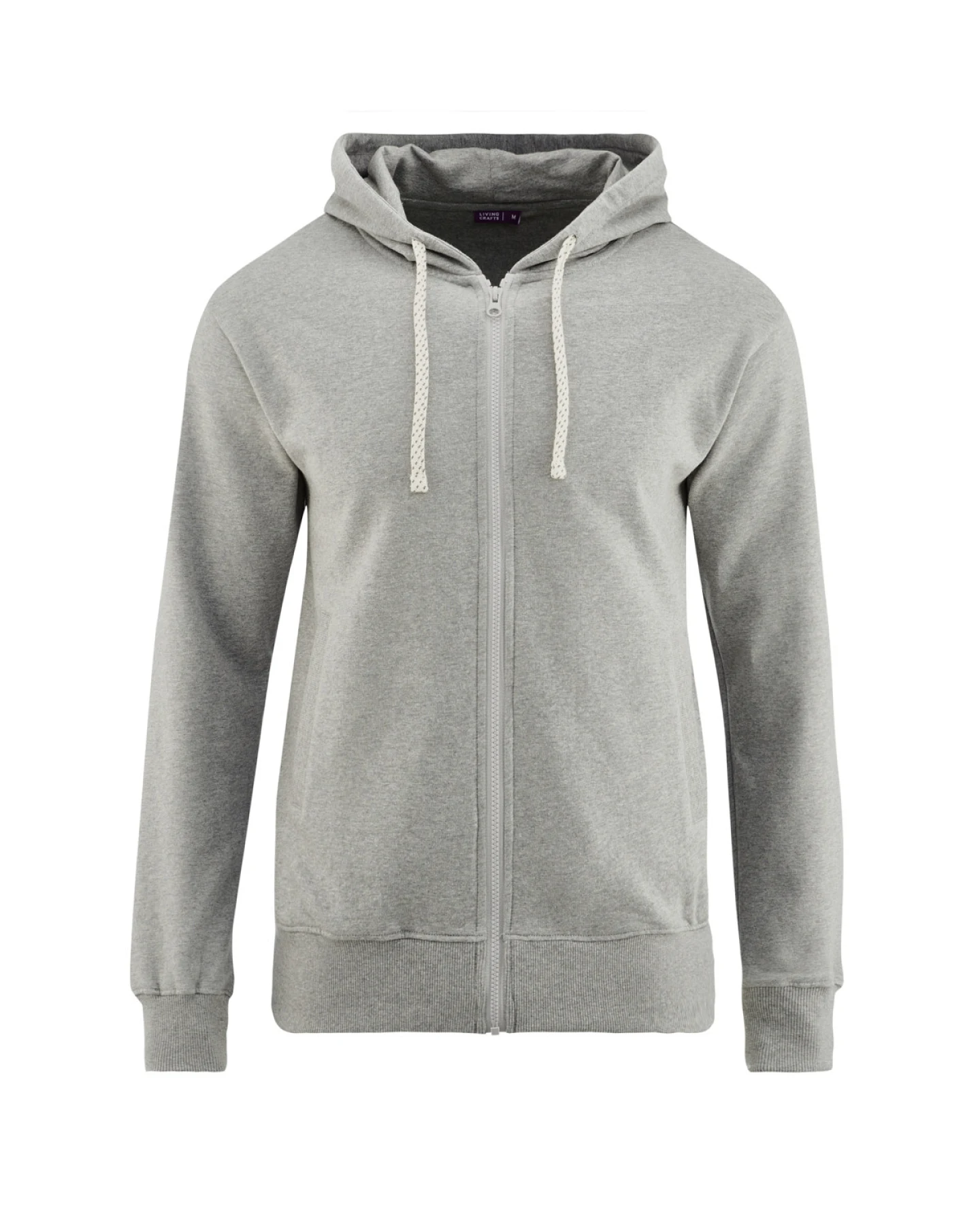 Herren Kapuzenjacke Grau – Ansicht 2