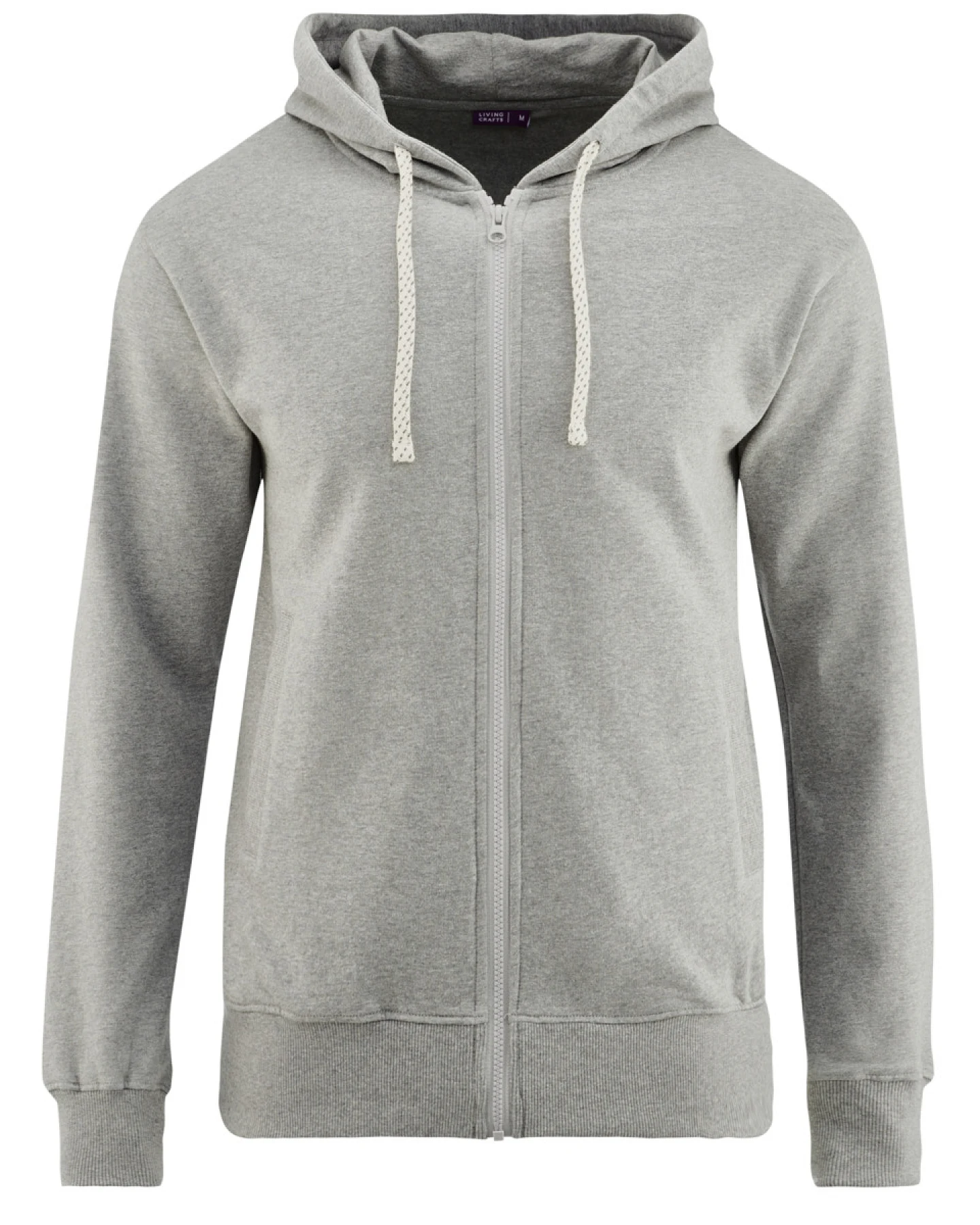 Herren Kapuzenjacke Grau – Ansicht 2
