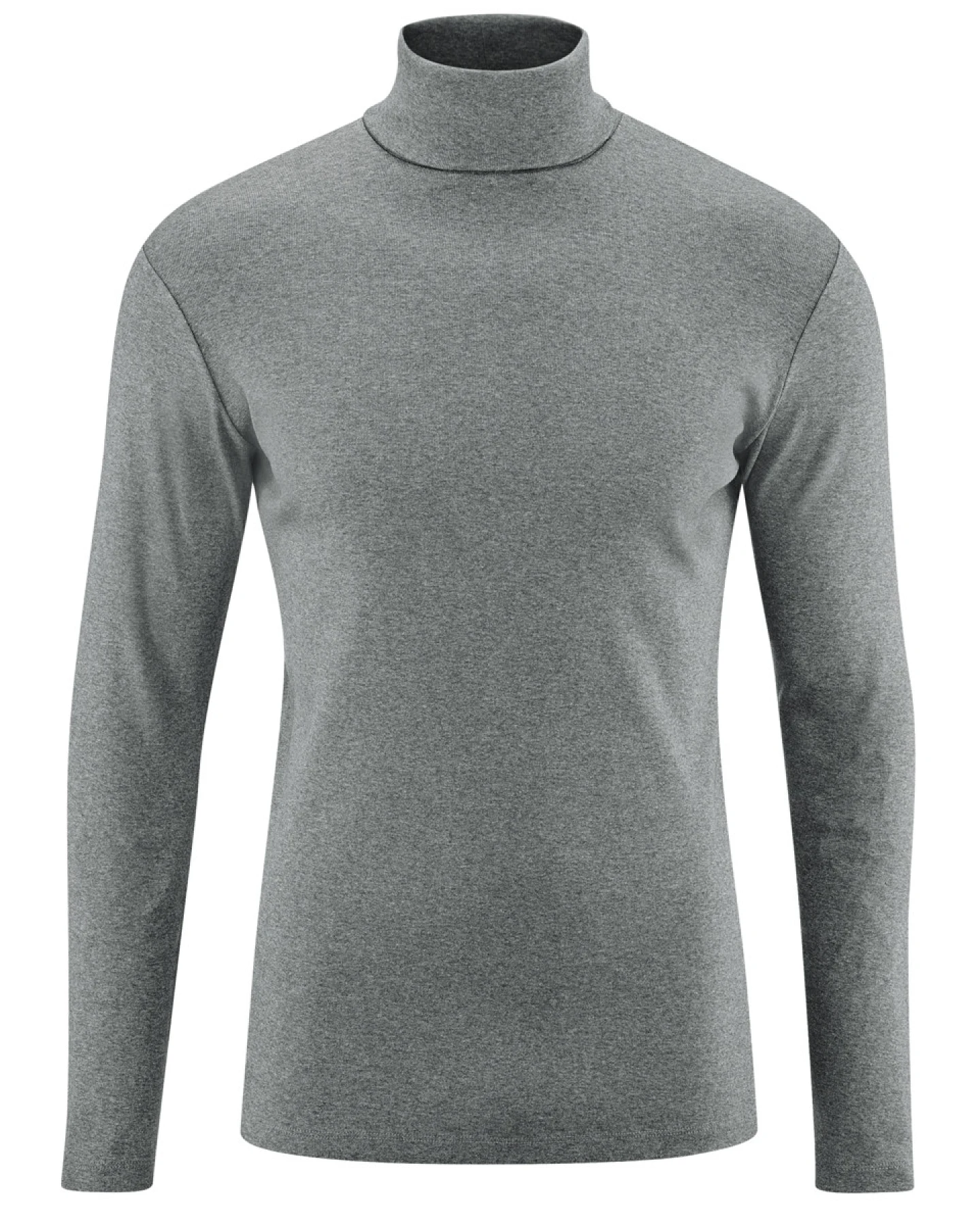 Herren Rollkragen-Shirt Grau – Ansicht 2