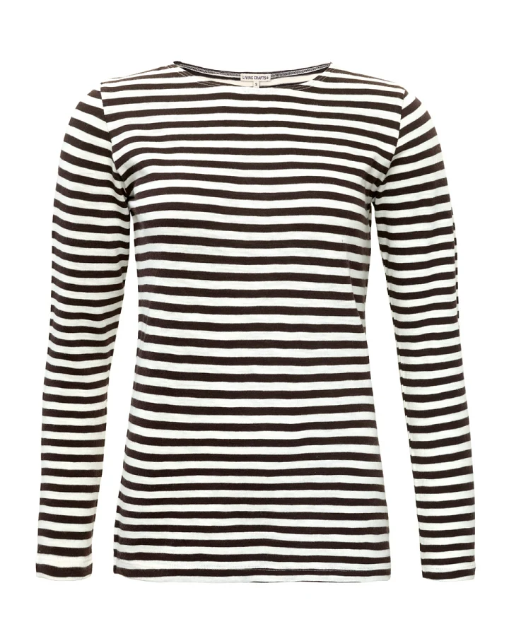 Damen Langarm-Shirt Gestreift