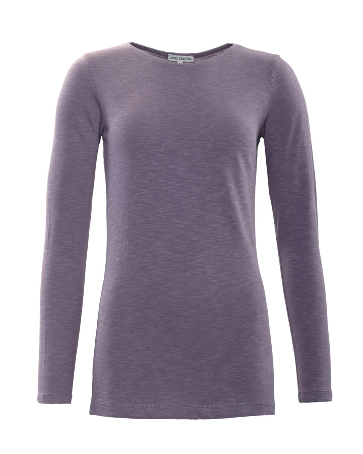 Damen Langarm-Shirt Lila