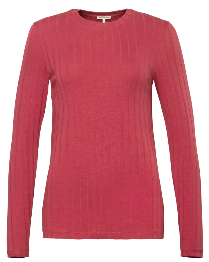 Damen Langarm-Shirt Rot