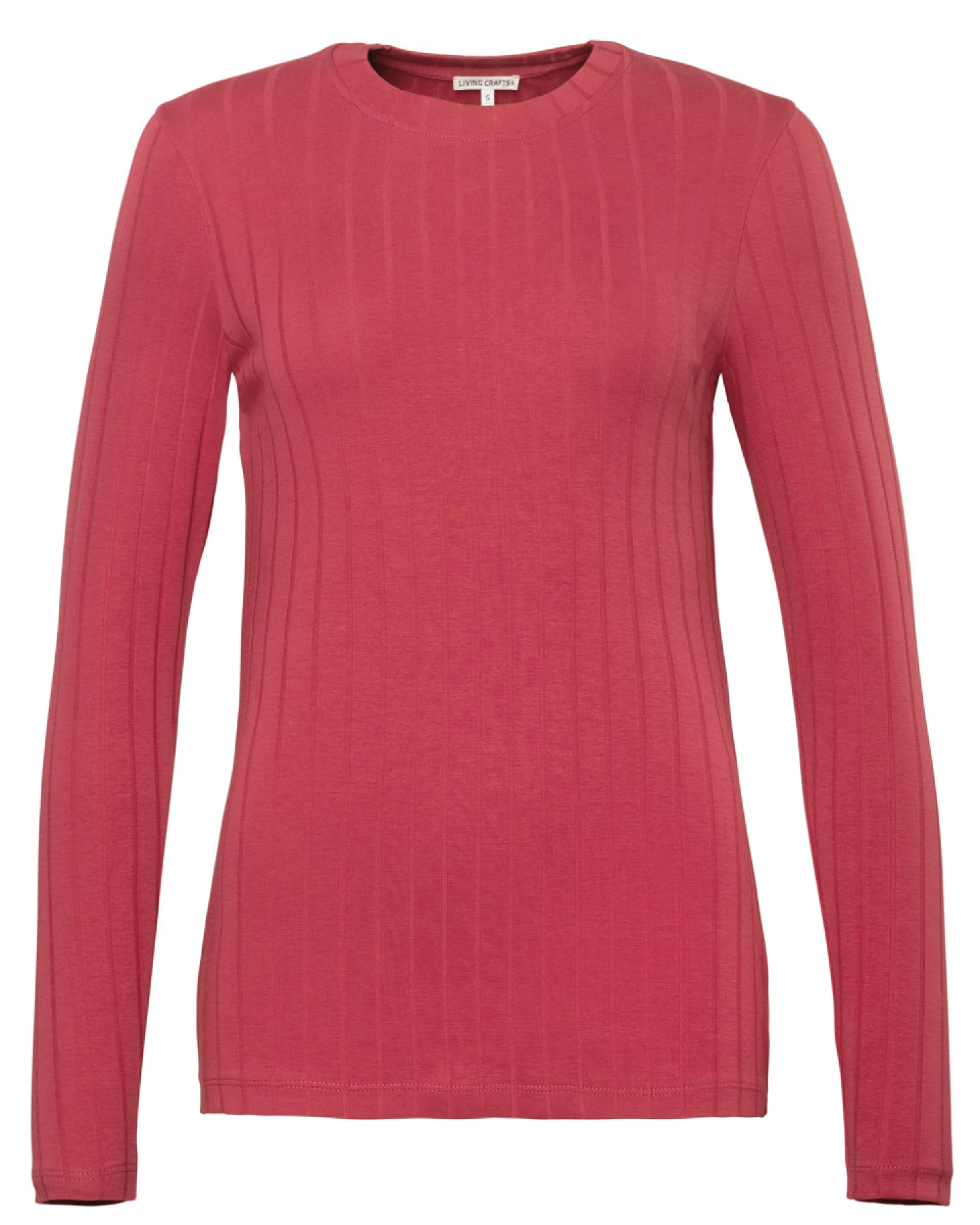 Damen Langarm-Shirt Rot – Ansicht 2