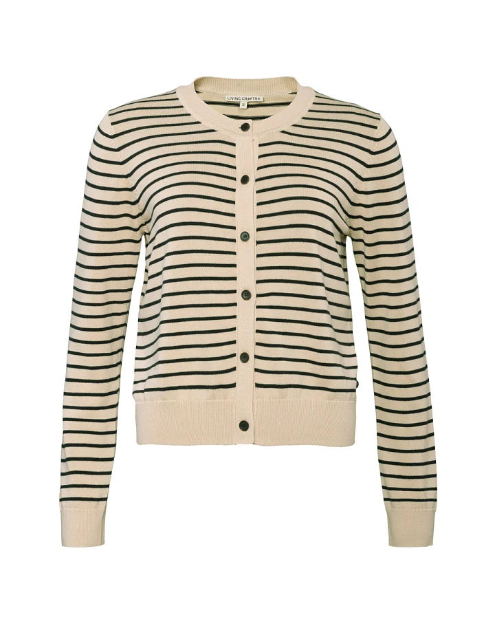 Damen Strickjacke Gestreift