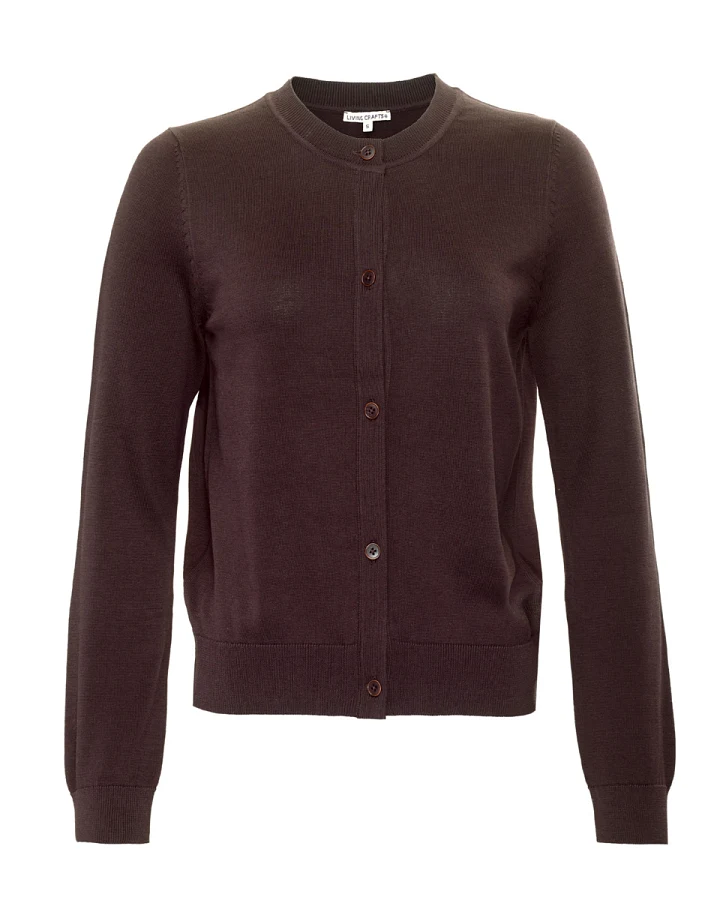 Produktseite: Damen Strickjacke Braun